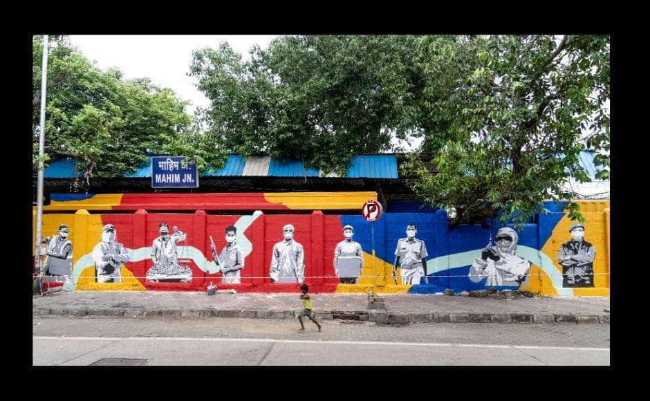 street art in India during covid 19, graffiti art in India, murals of India, modern art in India, street art in India, pandemic art in India.