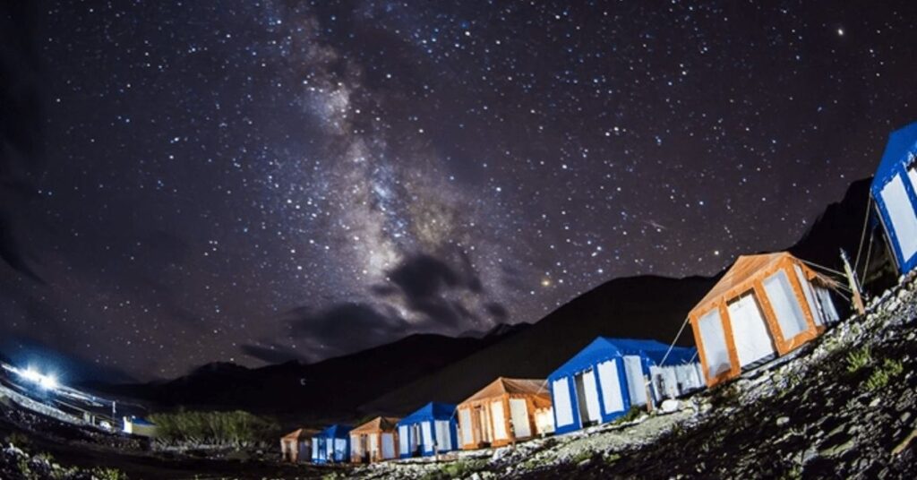 15 best campsites in India- WaterMark Camp Pangong