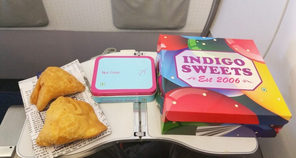 Indigo- best airline meals in India 